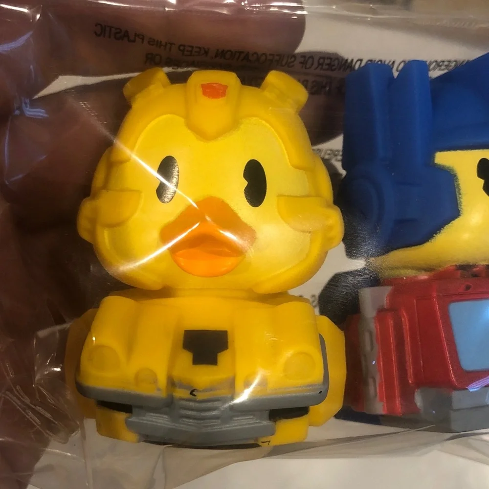 Duckalooz Rubber Duck Set - Bumble-Bee and Optimus Prime